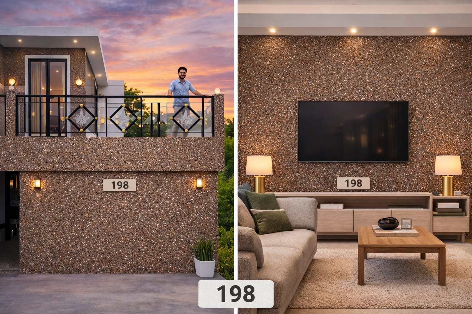 Walnut Brown Stone - Image 2